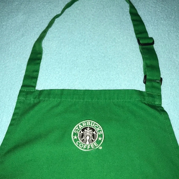 STARBUCKS apron adjustable strap 2 pockets - Picture 2 of 6